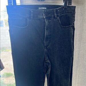 Express Black Denim Jeans